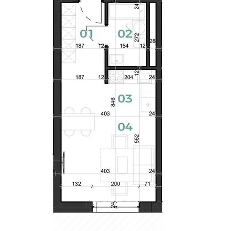 Lejlighed Mango W/patio & Parking *